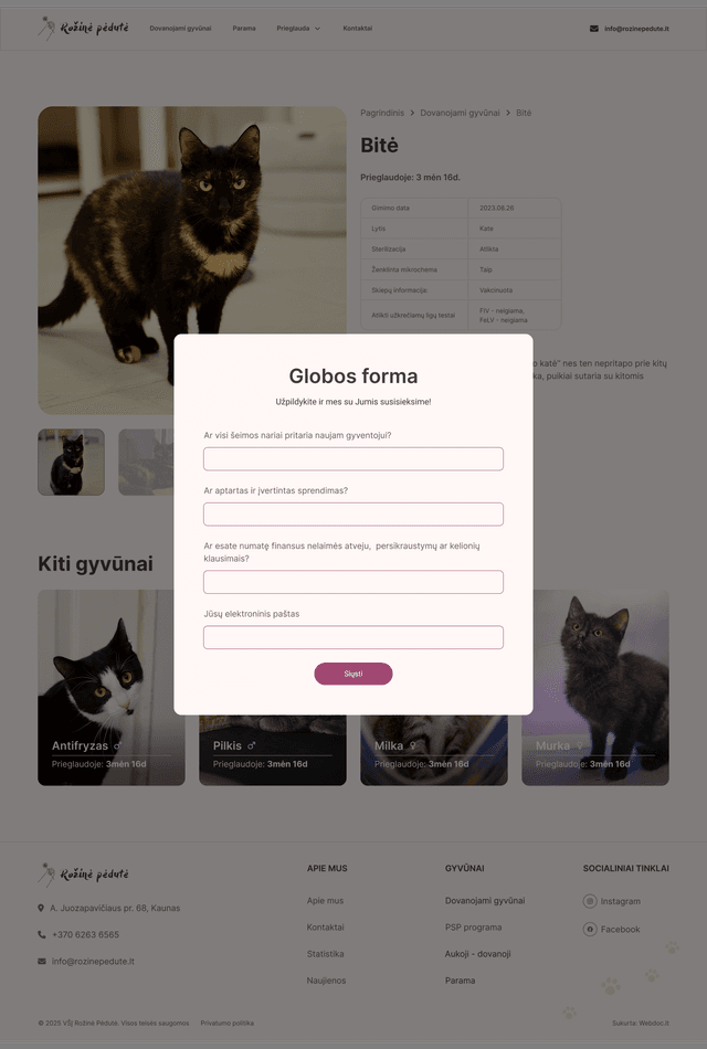 Adoption form