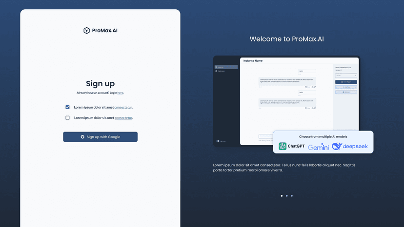 Sign Up Page