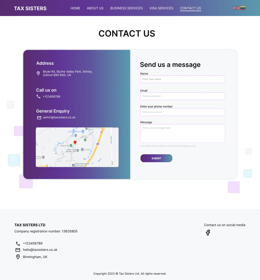 Tax Sisters Contact